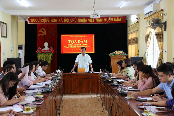 Sở Tư pháp tỉnh Tuyên Quang tổ chức Tọa đàm về cải cách hành chính, Ngày chuyển đổi số quốc gia